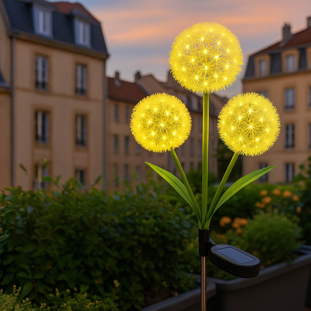 lampe-solaire-exterieur-pissenlit